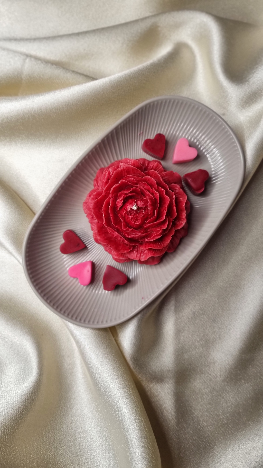 Rose candle